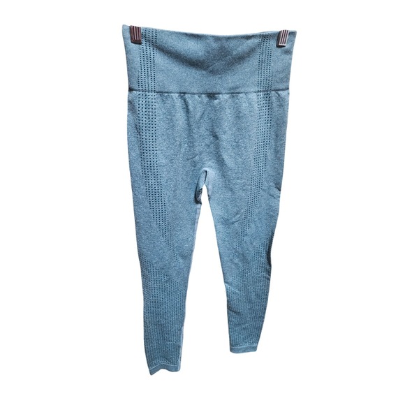 Workout Set Womens Activewear Long Sleeve Crop Top Leggings Gym Fitness - Picture 3 of 4